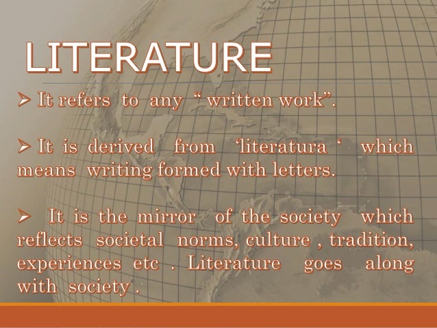 What Is World Literature?